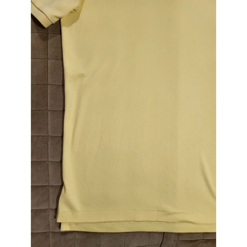 Polo Ralph Lauren Polo Shirt Mens Large Classic Fit Neon Yellow Short Sleeve